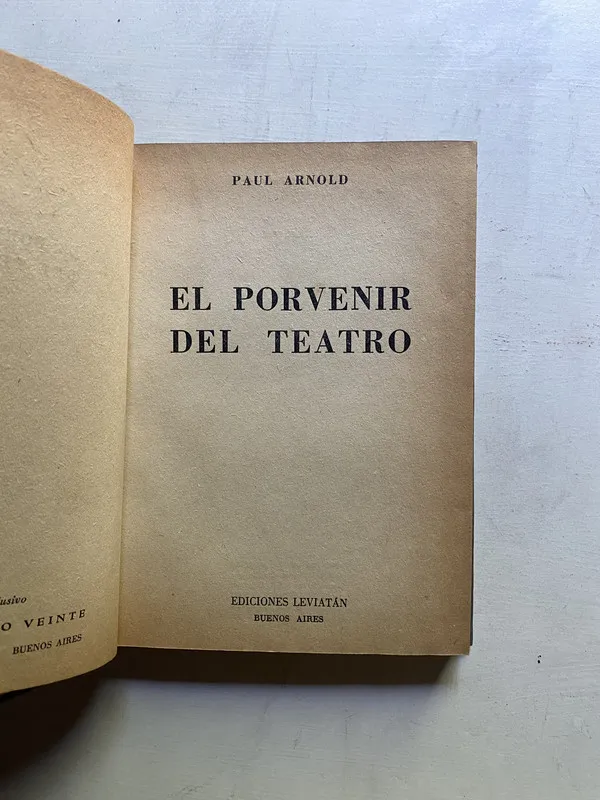 El porvenir del teatro - Arnold Paul (4c2)