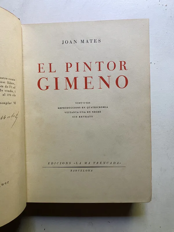 El pintor gimeno - Mates Joan (4c3)