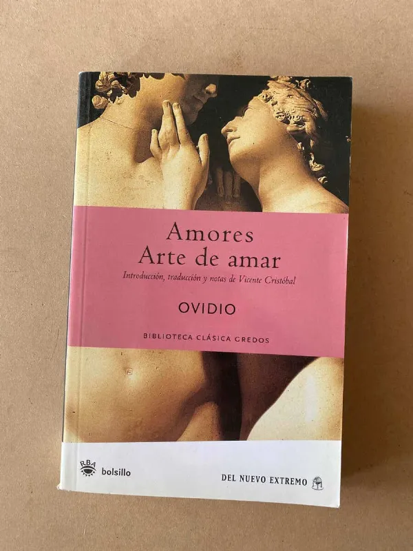 Tapa de Amores. Arte De Amar - Ovidio (D7)