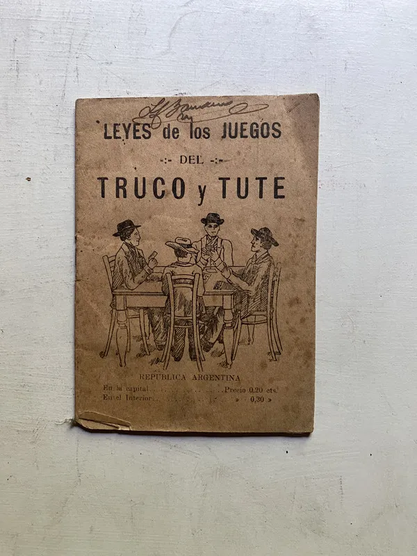 Tapa de Leyes de los juegos del truco y tute - (4c3)