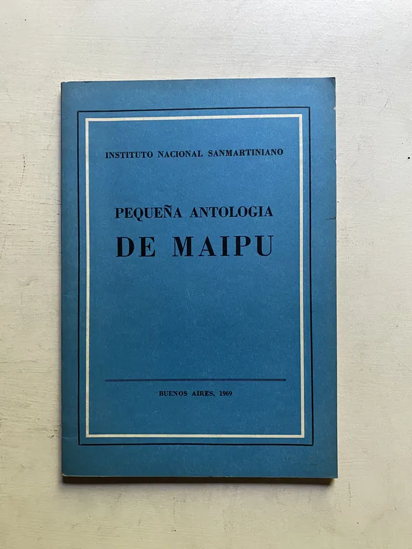 Tapa de Pequeña antologia de Maipu - (4c3)