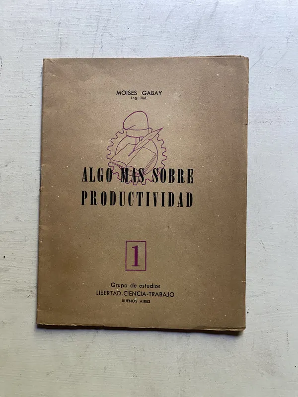 Tapa de Algo mas sobre productividad - Gabay Moises (4c3)