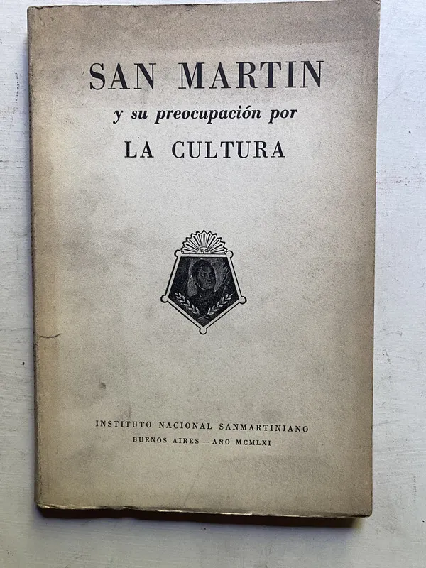 Tapa de San Martin y su preocupacion por la cultura - (4c3)