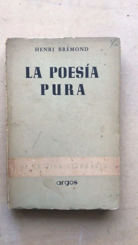 La Poesia Pura - Bremond, Henri (n3)