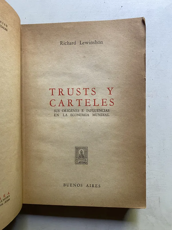 Trusts y carteles - Lewinshon Richard (4c4)