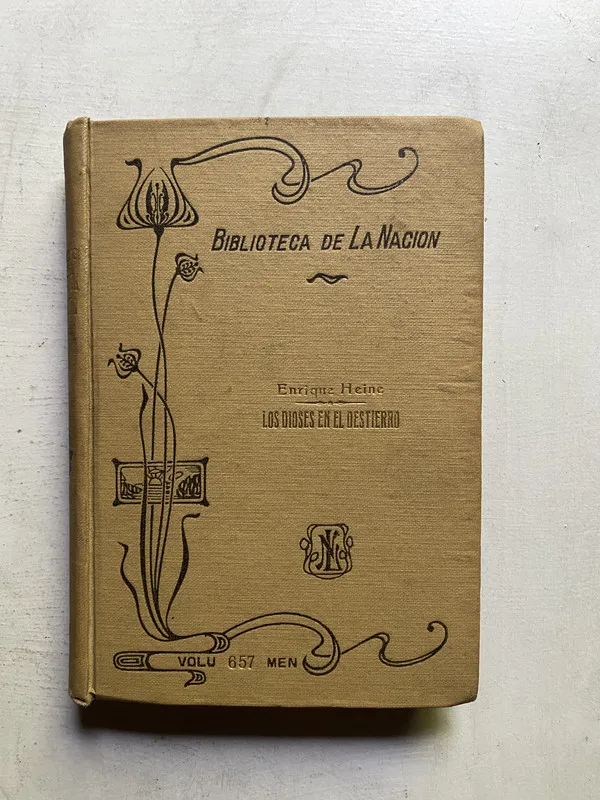 Tapa de Los dioses en el destierro - Heine Enrique (4c5)