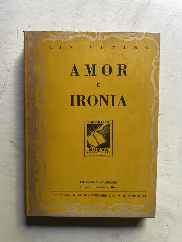 Amor e ironia - Yutang Lin (4c5)