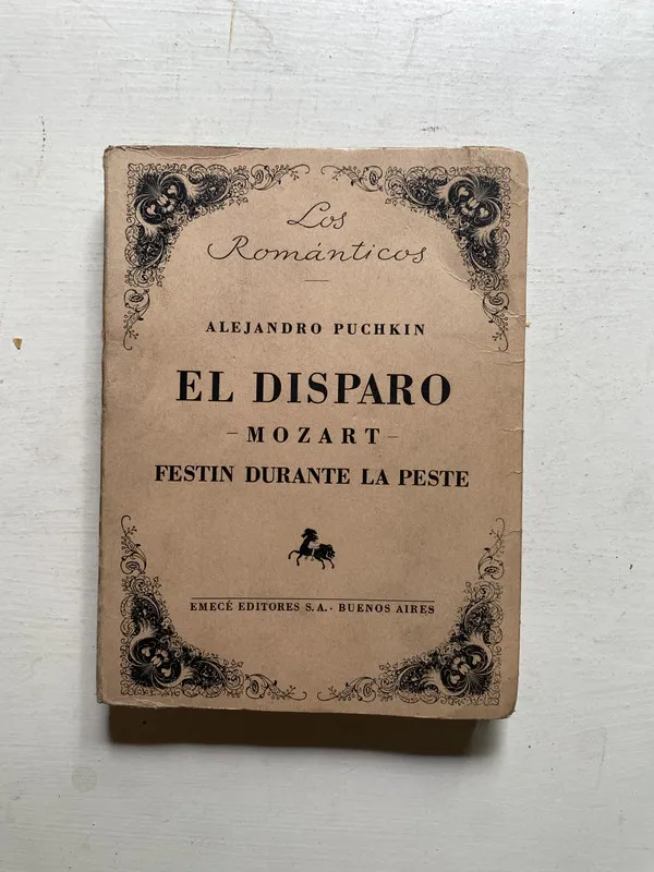 Tapa de El disparo; Mozart; Festin durante la peste - Puchkin (4j3)