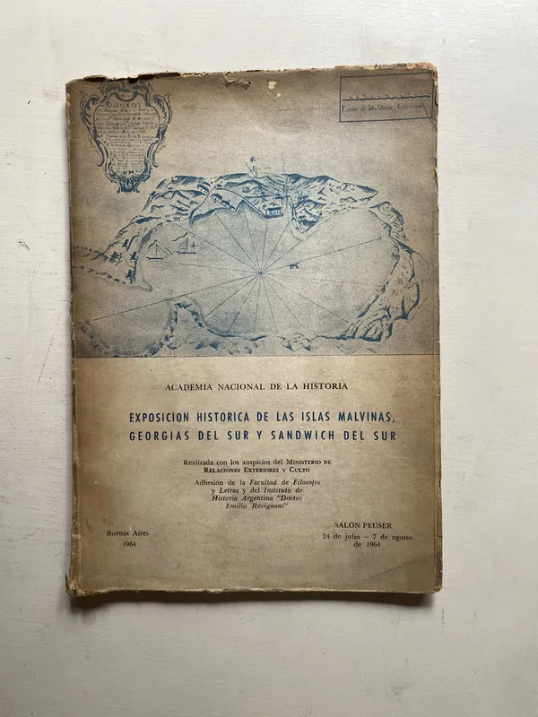 Tapa de Exposicion - Academia nacional de la historia (4j4)