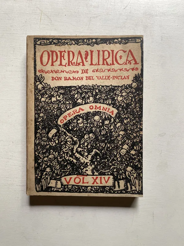Tapa de Opera lirica - Del Valle-Inclan Don Ramon (4j4)