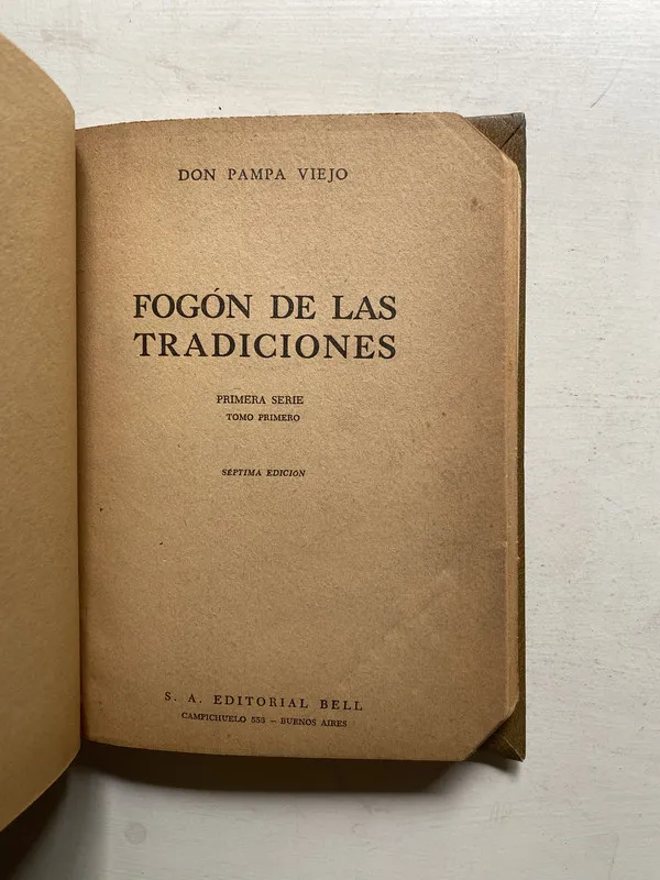 Tapa de Fogon de las tradiciones - Don Pampa Viejo (4j4)