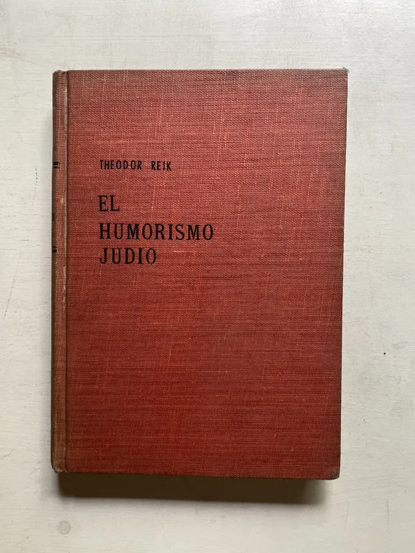 Tapa de El humorismo judio - Reik Theodor (4j4)