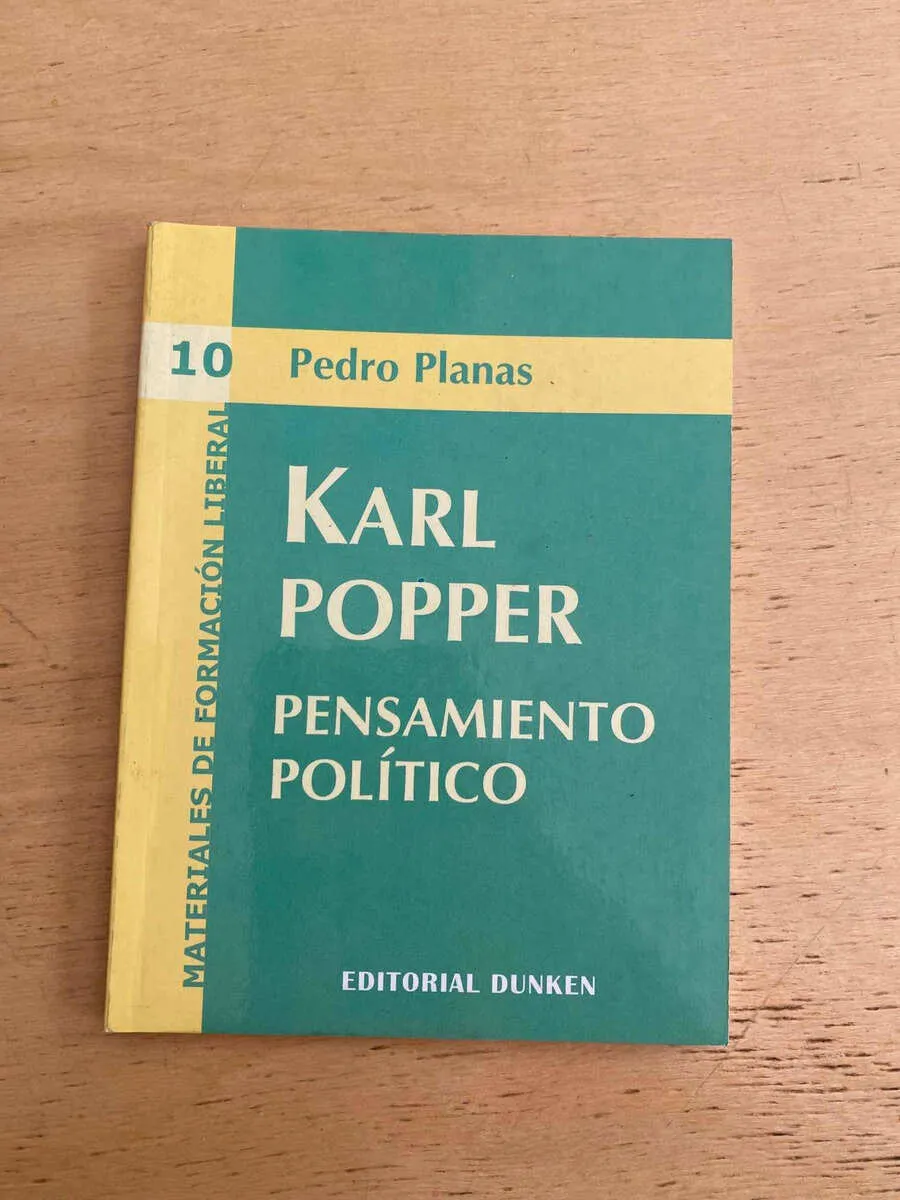 Karl Popper. Pensamiento Politico - Planas, Pedro (s2)