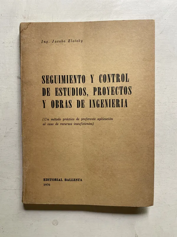 Seguimiento y control de estudios proyectos - Zlotsky (4j6)