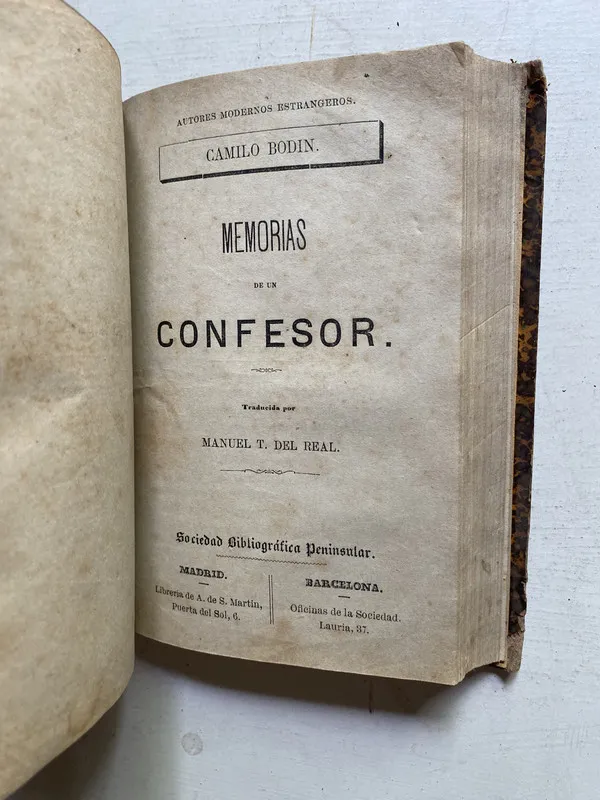 Memorias de un confesor - Bodin Camilo (4j6)