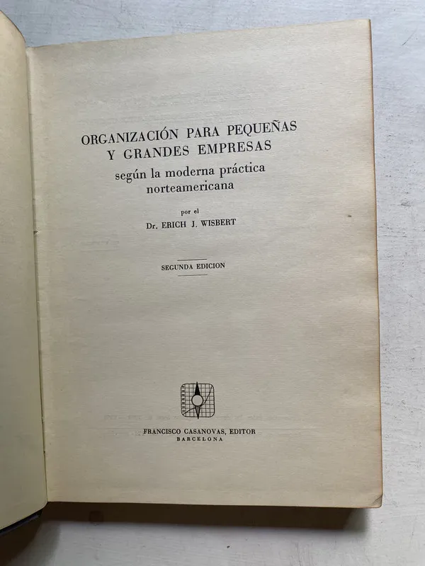 Organizacion para pequeñas y grandes - Wisbert (4j7)