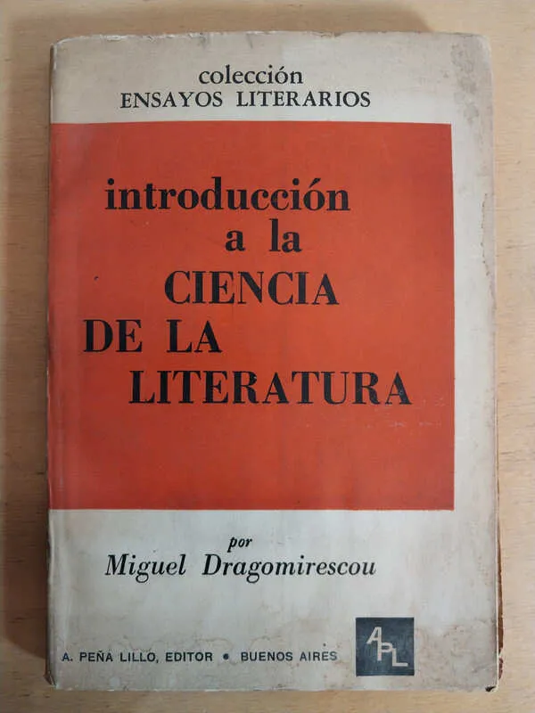 Introduccion A La Ciencia d La Literatura- Dragomirescou (ñ2