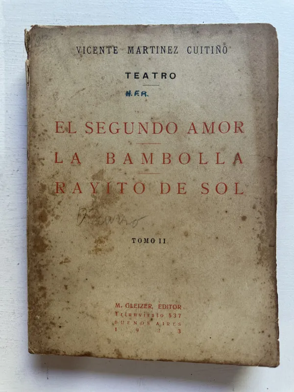 El segundo amor / La bambolla / - Martínez Cuitiño (4M3)