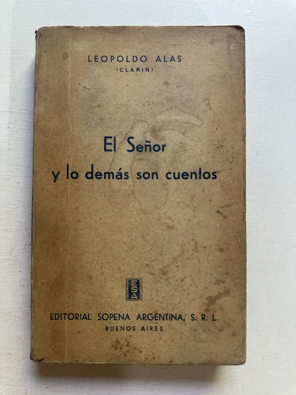 Tapa de El señor y lo demás son cuentos - Alas (4M3)