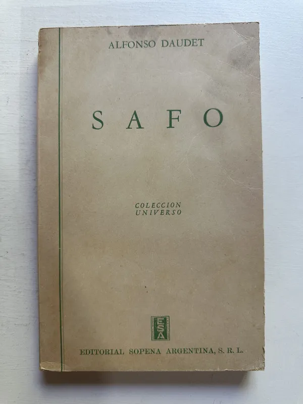 Safo - Daudet Alfonso (4M3)