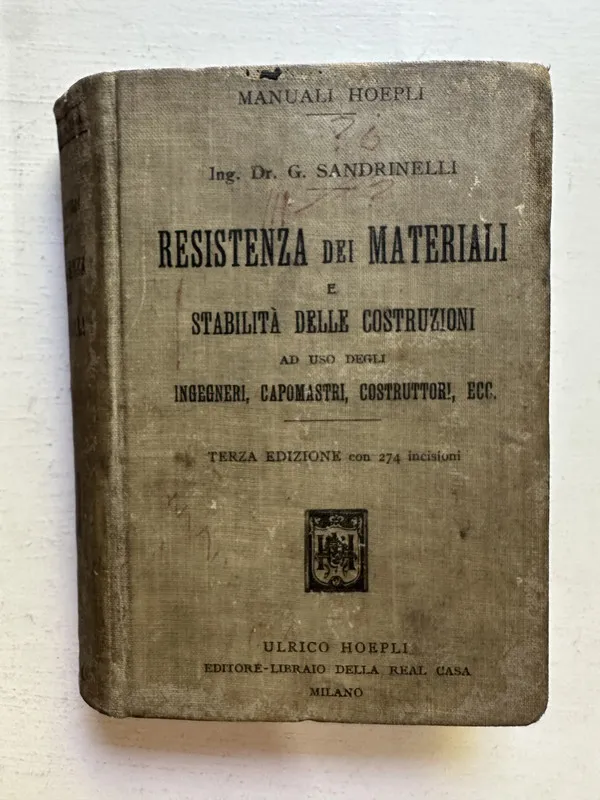 Resistenza dei materiali e stabilità - Sandrinelli (4M3)
