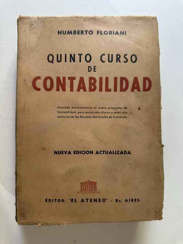 Quinto curso de contabilidad - Floriani Humberto (4M6)
