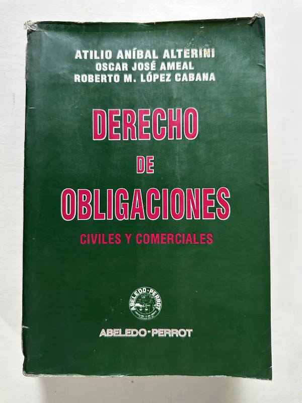 Derecho de - Alterini / Ameal / López Cabana (4M6)