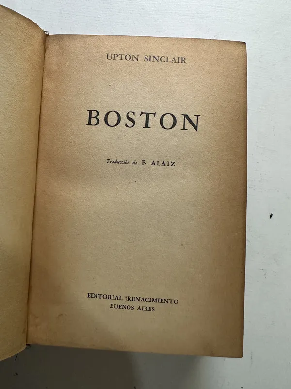 Boston - Sinclair Upton (4M7)
