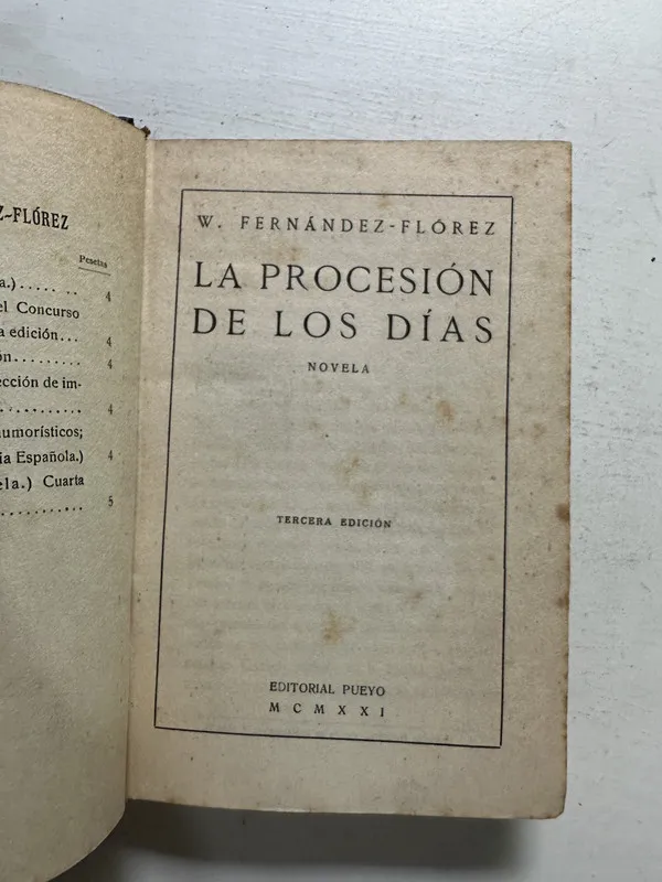 La procesión de los días - Fernández Flórez W. (4M7)