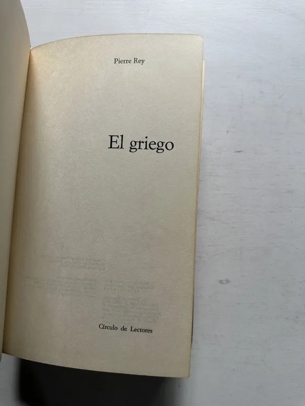 El griego - Rey Pierre (4N1)