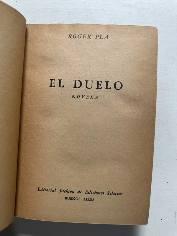 El duelo - Pla Roger (4N1)