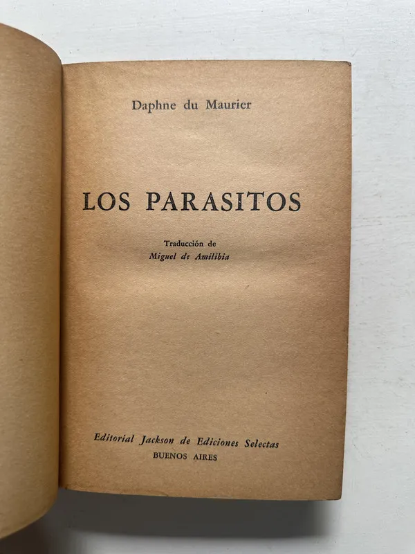 Los parásitos - du Maurier Daphne (4N1)