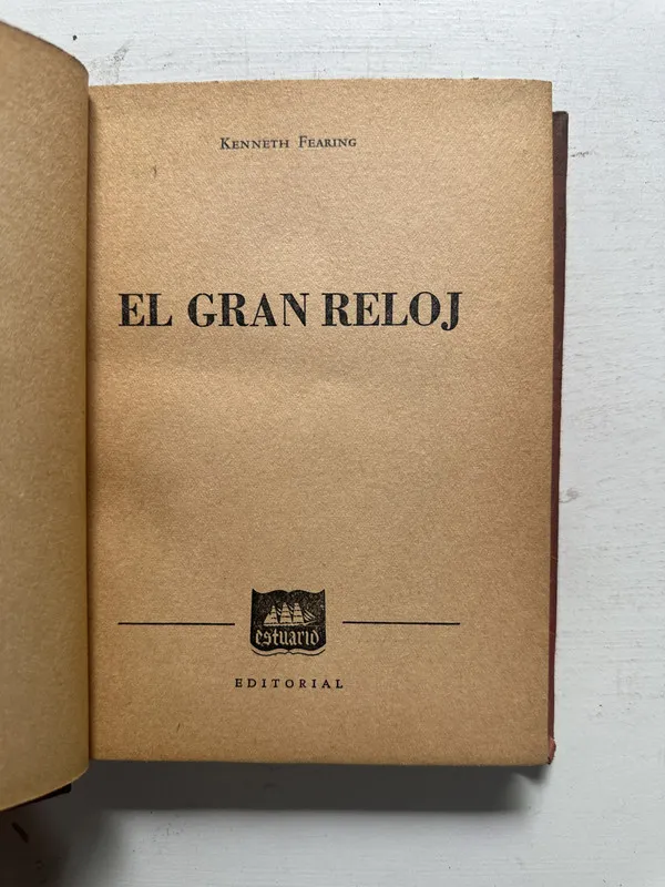 El gran reloj - Fearing Kenneth (4N1)
