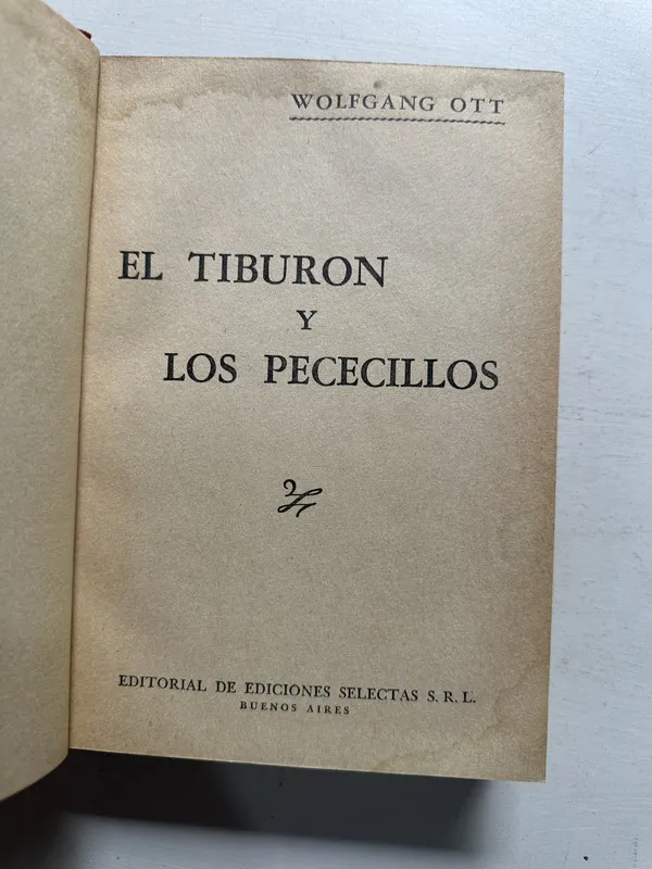 El tiburón y los pececillos - Ott Wolfgang (4N1)