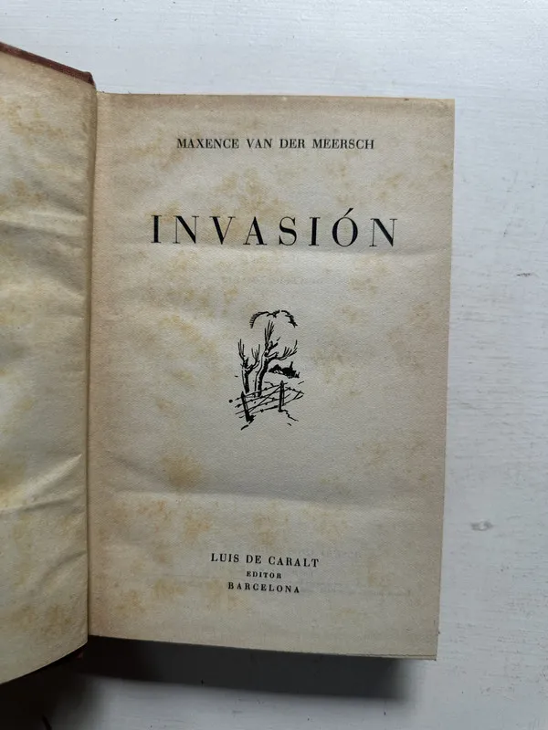 Invasión - Van der Meersch Maxence (4N1)