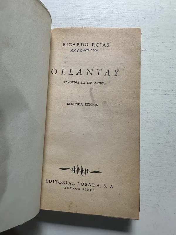 Ollantay - Rojas Ricardo (4N1)