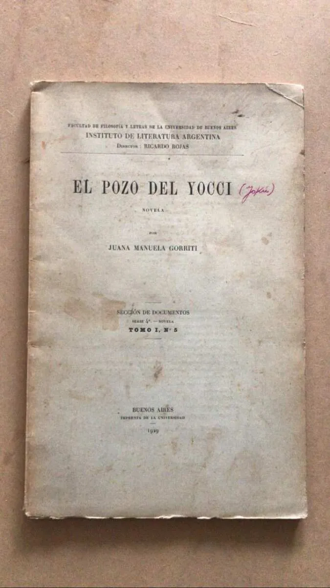 El Pozo Del Yocci - Gorriti, Juana M. (U4)