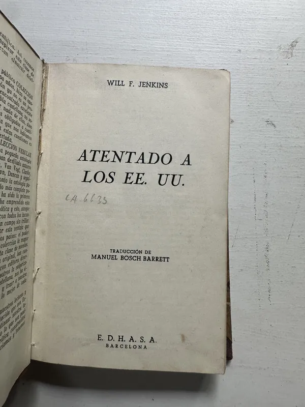 Atentado a los EE. UU. - Jenkins Will F. (4N1)