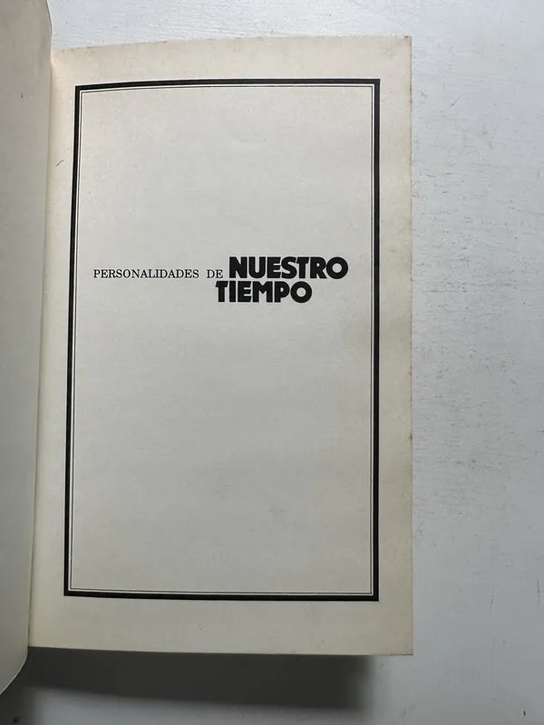 Personalidades de nuestro tiempo - — (4N2)