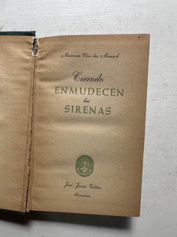 Cuando enmudecen las sirenas - Van der Meersch (4N2)