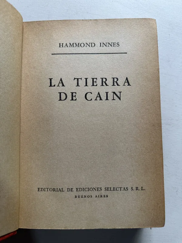 La tierra de Caín - Innes Hammond (4N2)