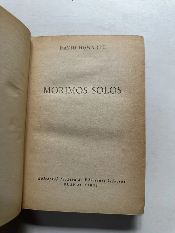 Morimos solos - Howarth David (4N2)