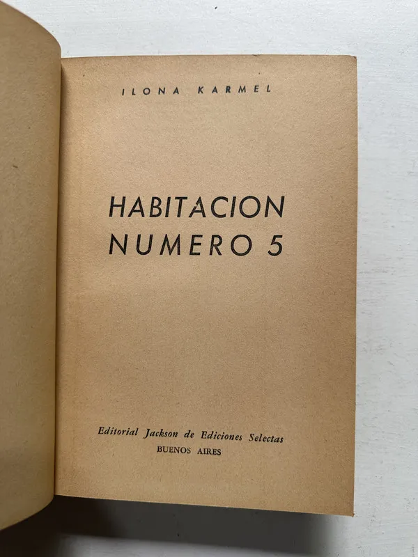 Habitación número 5 - Karmel Ilona (4N2)