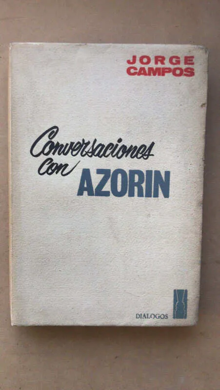 Conversaciones Con Azorin - Campos, Jorge, (Ñ4)