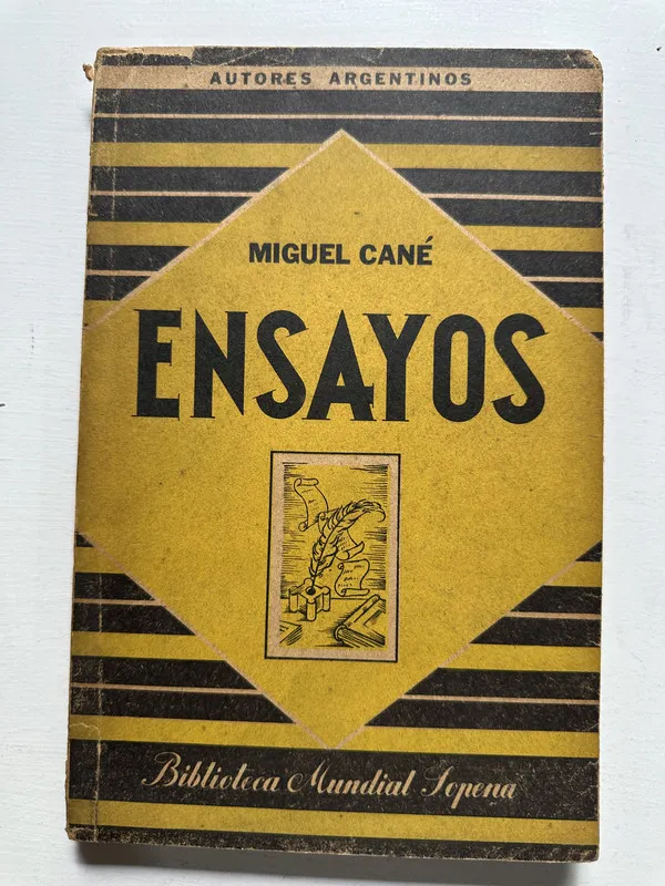 Tapa de Ensayos - Cané Miguel (4N4)