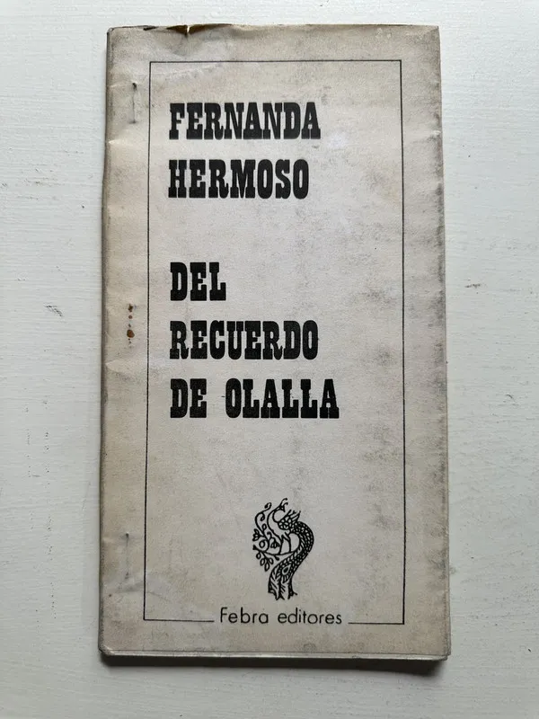 Fernanda hermoso del recuerdo de Olalla - — (4N4)