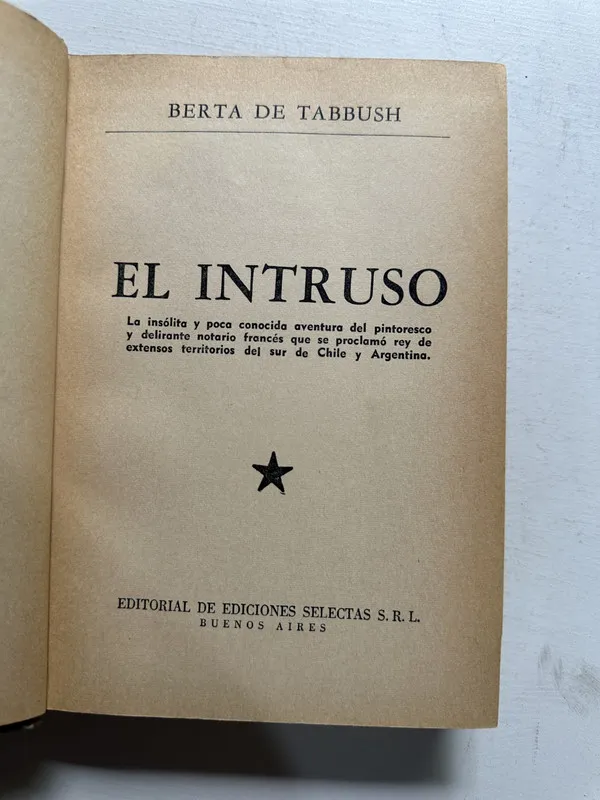 El intruso - Tabbush Berta de (4N5)