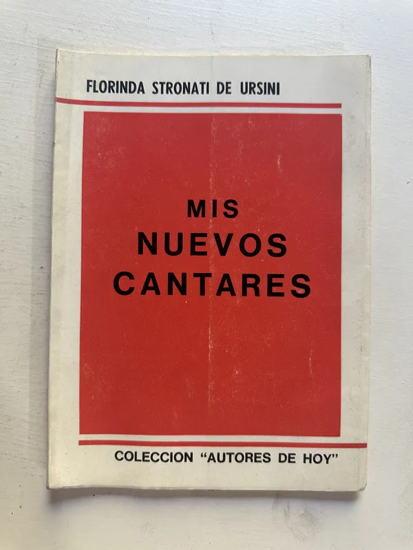 Mis nuevos cantares - Stronati de Ursini Florinda (4N6)