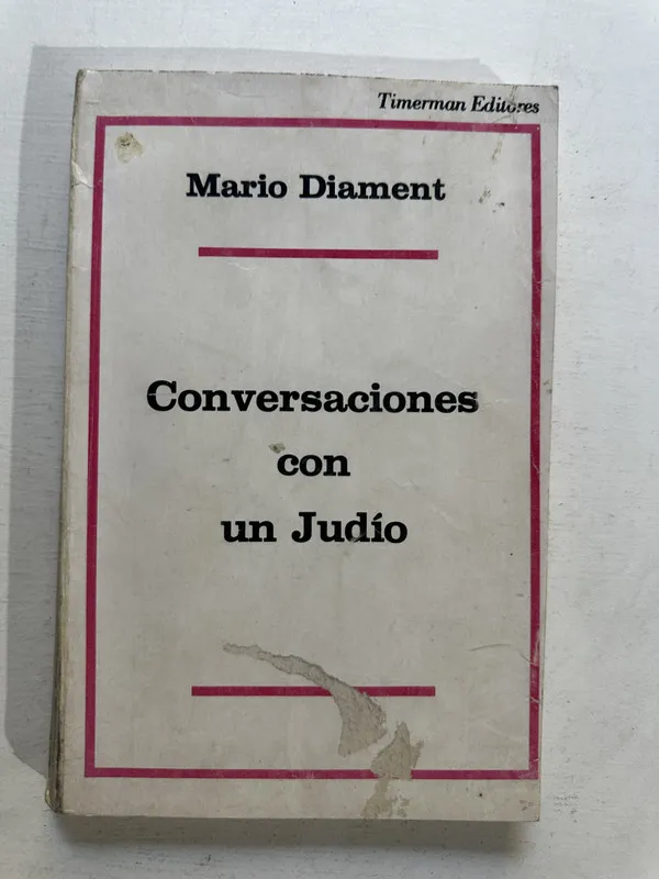 Tapa de Conversaciones con un judío - Diament Mario (4o5)
