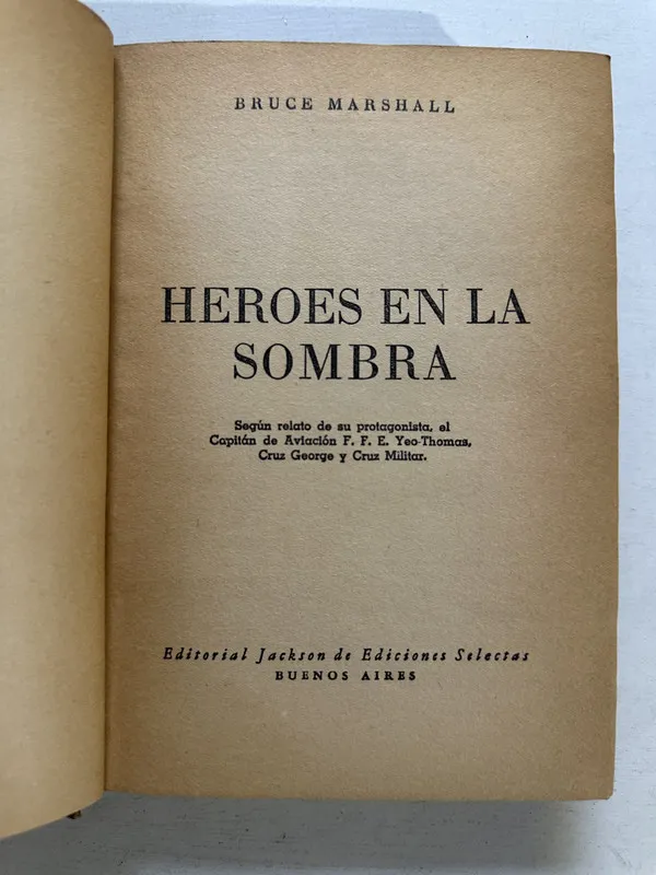 Héroes en la sombra - Marshall Bruce (4o5)